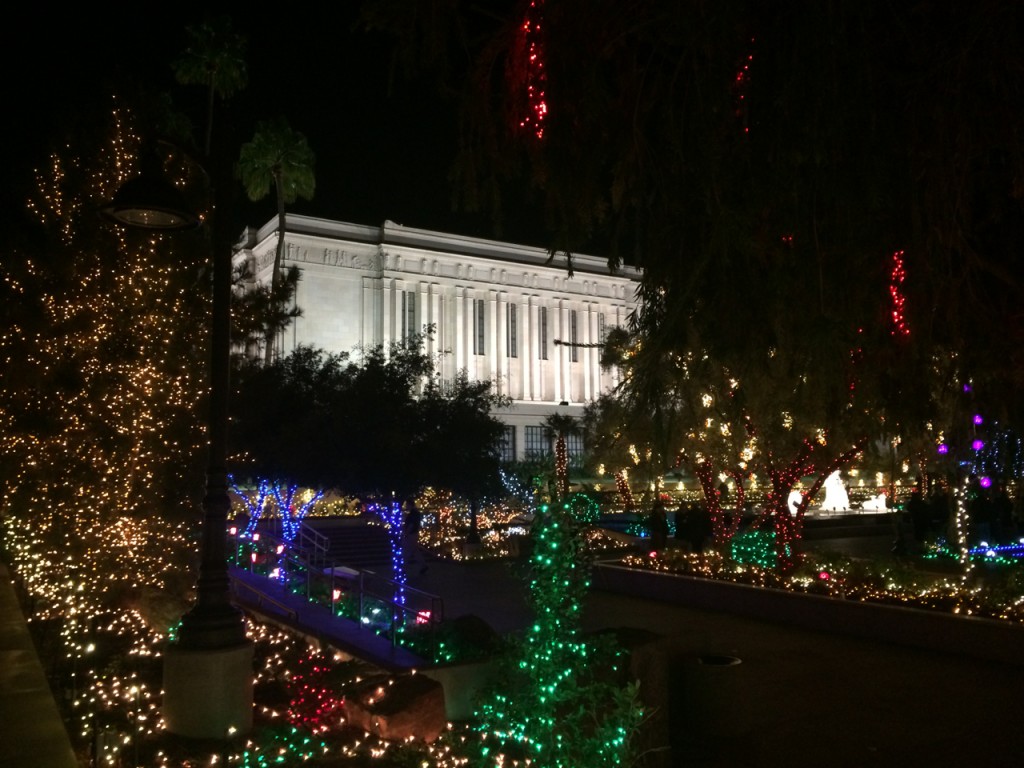 Mesa LDS Temple Christmas Lights Roland K. Smith's Weblog